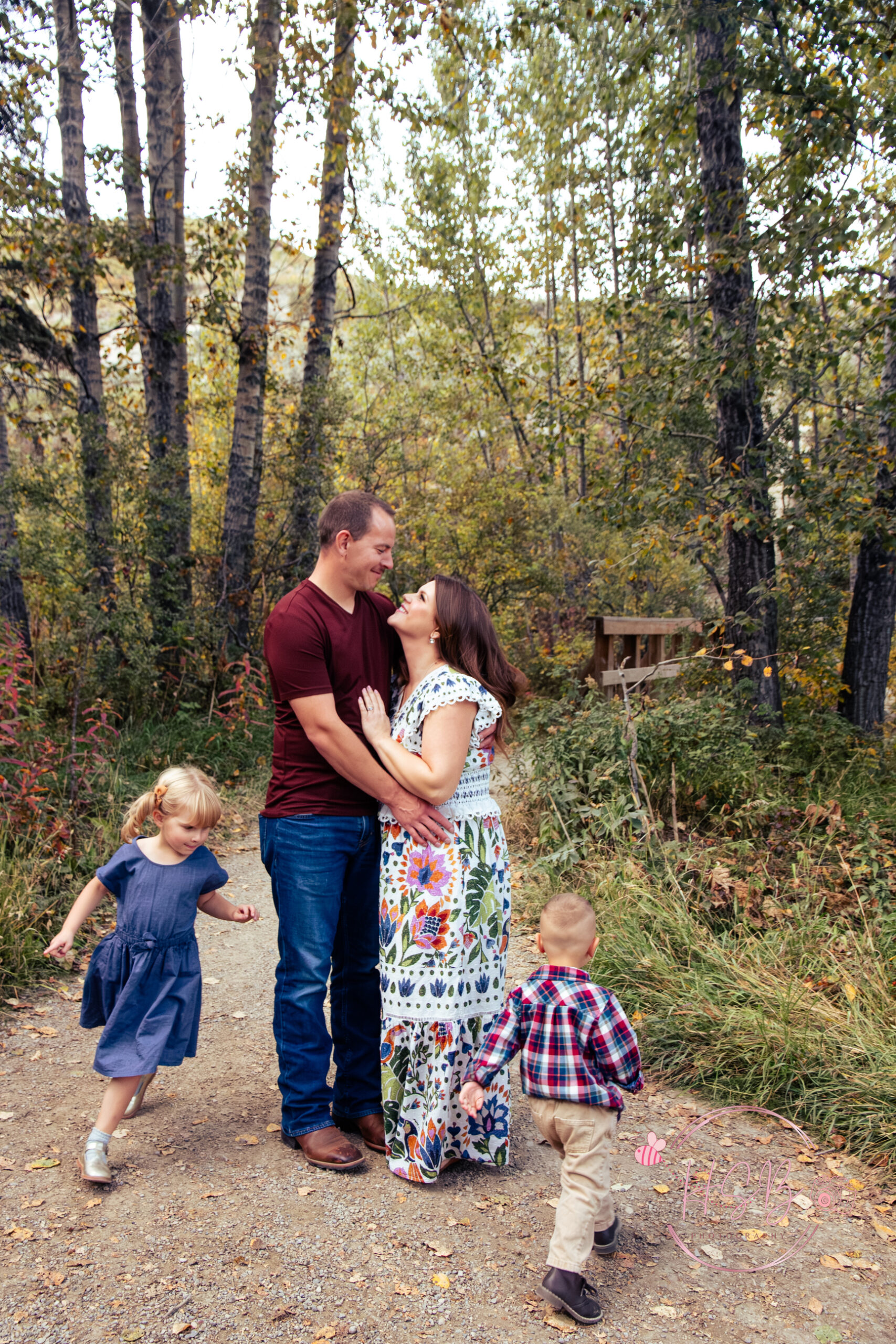#1 fireman family photographer, moms choice photographer calgary, fall golden hour family photographer, big hill springs golden hour family shoot, Holy shutterbugphotography, mommy and me